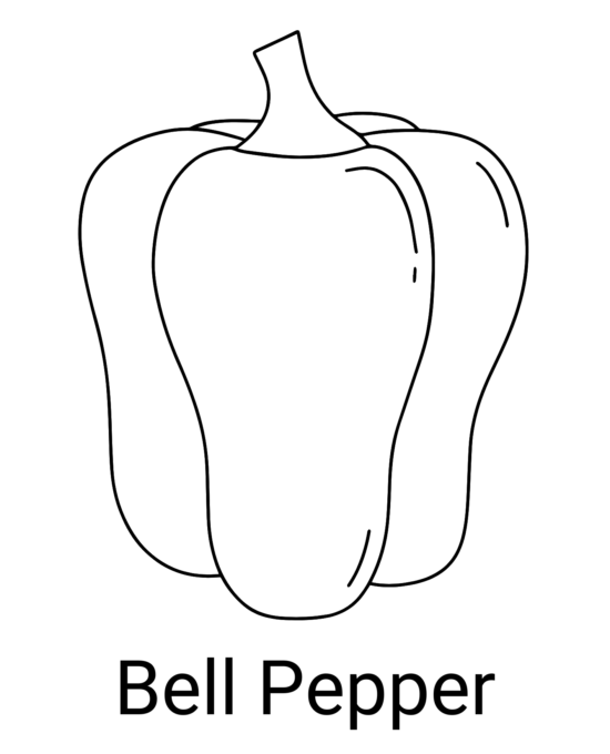 Vegetable Coloring Book for Kids