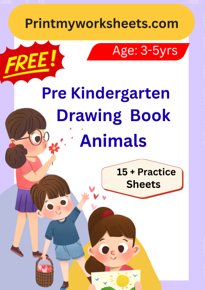 Animal Name Learning Coloring