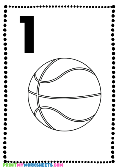 Count and Color 1-10 Activity Pre-K